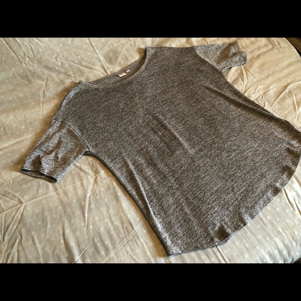 GAP Gray Jersey Knit Oversized Top (Size M)